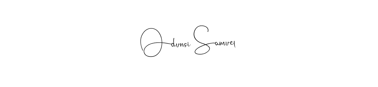 Use a signature maker to create a handwritten signature online. With this signature software, you can design (Andilay-7BmLP) your own signature for name Odunsi Samuel. Odunsi Samuel signature style 4 images and pictures png