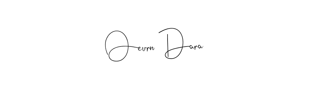 Make a beautiful signature design for name Oeurn Dara. With this signature (Andilay-7BmLP) style, you can create a handwritten signature for free. Oeurn Dara signature style 4 images and pictures png