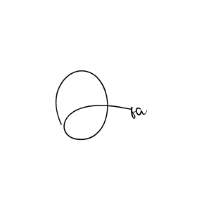 Create a beautiful signature design for name Ofa. With this signature (Andilay-7BmLP) fonts, you can make a handwritten signature for free. Ofa signature style 4 images and pictures png