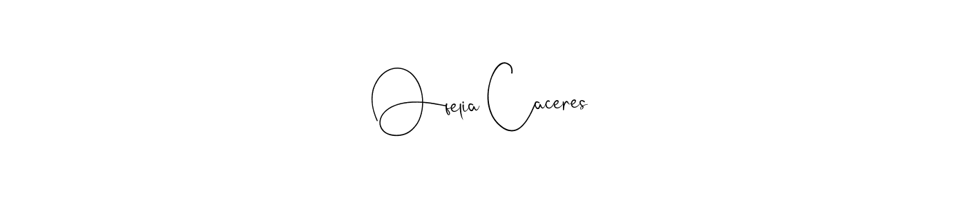 Also we have Ofelia Caceres name is the best signature style. Create professional handwritten signature collection using Andilay-7BmLP autograph style. Ofelia Caceres signature style 4 images and pictures png