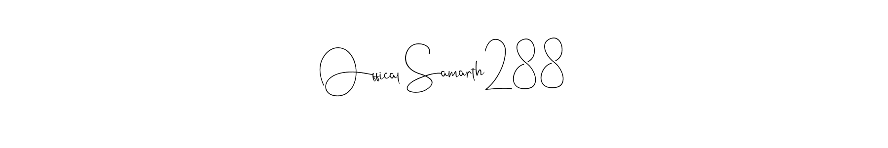 It looks lik you need a new signature style for name Offical Samarth288. Design unique handwritten (Andilay-7BmLP) signature with our free signature maker in just a few clicks. Offical Samarth288 signature style 4 images and pictures png