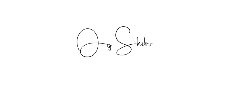 Best and Professional Signature Style for Og Shibu. Andilay-7BmLP Best Signature Style Collection. Og Shibu signature style 4 images and pictures png