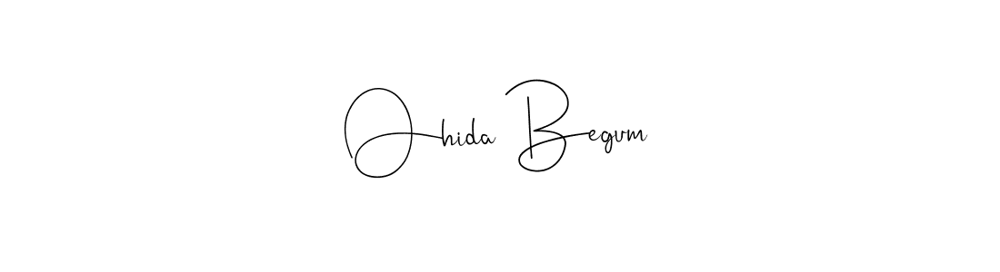 Make a short Ohida Begum signature style. Manage your documents anywhere anytime using Andilay-7BmLP. Create and add eSignatures, submit forms, share and send files easily. Ohida Begum signature style 4 images and pictures png