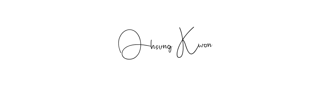 Make a beautiful signature design for name Ohsung Kwon. Use this online signature maker to create a handwritten signature for free. Ohsung Kwon signature style 4 images and pictures png