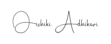 Also we have Oishiki Adhikari name is the best signature style. Create professional handwritten signature collection using Andilay-7BmLP autograph style. Oishiki Adhikari signature style 4 images and pictures png