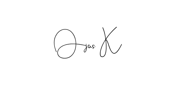 Also You can easily find your signature by using the search form. We will create Ojas K name handwritten signature images for you free of cost using Andilay-7BmLP sign style. Ojas K signature style 4 images and pictures png
