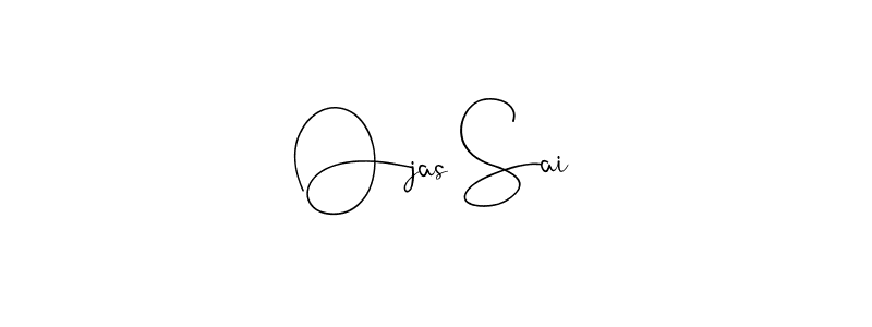 You can use this online signature creator to create a handwritten signature for the name Ojas Sai. This is the best online autograph maker. Ojas Sai signature style 4 images and pictures png