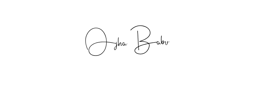 Once you've used our free online signature maker to create your best signature Andilay-7BmLP style, it's time to enjoy all of the benefits that Ojha Babu name signing documents. Ojha Babu signature style 4 images and pictures png