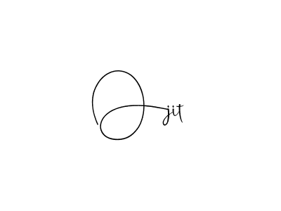 Design your own signature with our free online signature maker. With this signature software, you can create a handwritten (Andilay-7BmLP) signature for name Ojit. Ojit signature style 4 images and pictures png