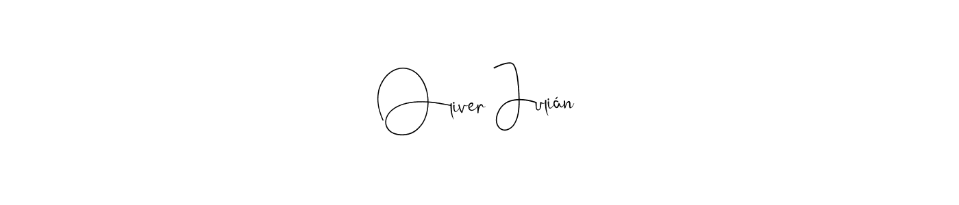 Make a beautiful signature design for name Oliver Julián. Use this online signature maker to create a handwritten signature for free. Oliver Julián signature style 4 images and pictures png