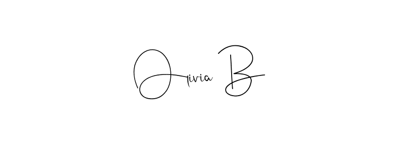 It looks lik you need a new signature style for name Olivia B. Design unique handwritten (Andilay-7BmLP) signature with our free signature maker in just a few clicks. Olivia B signature style 4 images and pictures png