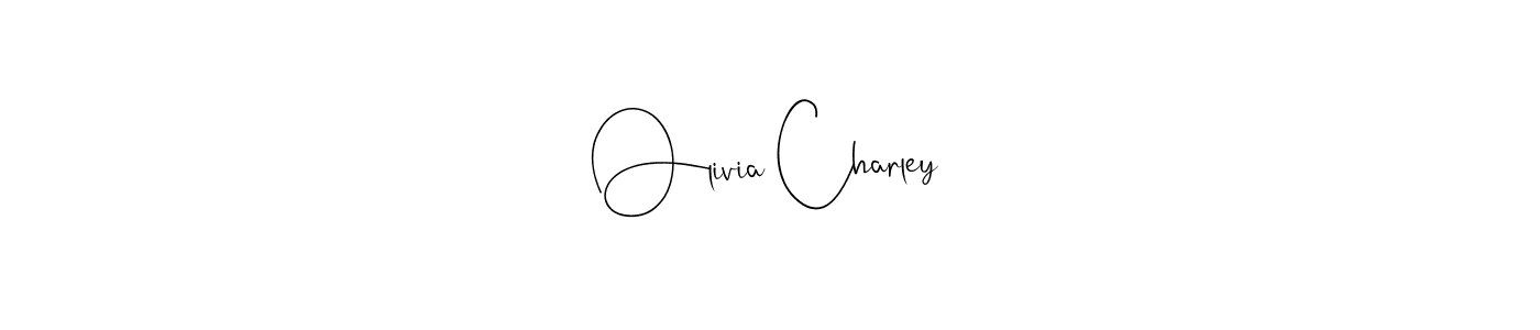 Design your own signature with our free online signature maker. With this signature software, you can create a handwritten (Andilay-7BmLP) signature for name Olivia Charley. Olivia Charley signature style 4 images and pictures png