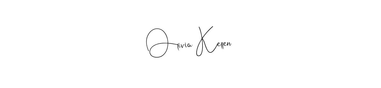 Create a beautiful signature design for name Olivia Kellen. With this signature (Andilay-7BmLP) fonts, you can make a handwritten signature for free. Olivia Kellen signature style 4 images and pictures png