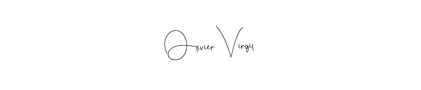 This is the best signature style for the Olivier Virgil name. Also you like these signature font (Andilay-7BmLP). Mix name signature. Olivier Virgil signature style 4 images and pictures png