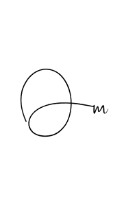 How to make Om name signature. Use Andilay-7BmLP style for creating short signs online. This is the latest handwritten sign. Om signature style 4 images and pictures png