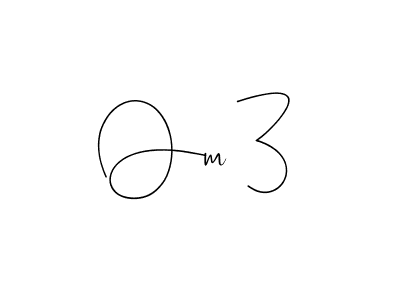 Also You can easily find your signature by using the search form. We will create Om 3 name handwritten signature images for you free of cost using Andilay-7BmLP sign style. Om 3 signature style 4 images and pictures png