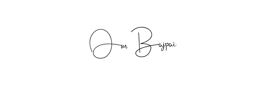 Once you've used our free online signature maker to create your best signature Andilay-7BmLP style, it's time to enjoy all of the benefits that Om Bajpai name signing documents. Om Bajpai signature style 4 images and pictures png