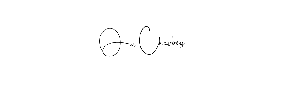 Make a beautiful signature design for name Om Chaubey. Use this online signature maker to create a handwritten signature for free. Om Chaubey signature style 4 images and pictures png