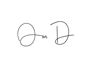 How to Draw Om D signature style? Andilay-7BmLP is a latest design signature styles for name Om D. Om D signature style 4 images and pictures png