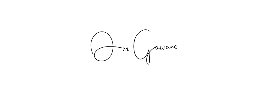 The best way (Andilay-7BmLP) to make a short signature is to pick only two or three words in your name. The name Om Gaware include a total of six letters. For converting this name. Om Gaware signature style 4 images and pictures png