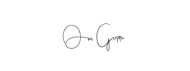 The best way (Andilay-7BmLP) to make a short signature is to pick only two or three words in your name. The name Om Gupta include a total of six letters. For converting this name. Om Gupta signature style 4 images and pictures png