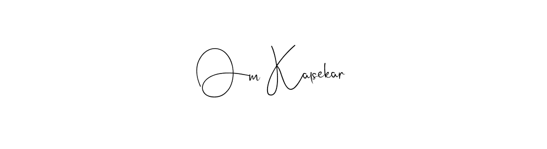 Once you've used our free online signature maker to create your best signature Andilay-7BmLP style, it's time to enjoy all of the benefits that Om Kalsekar name signing documents. Om Kalsekar signature style 4 images and pictures png