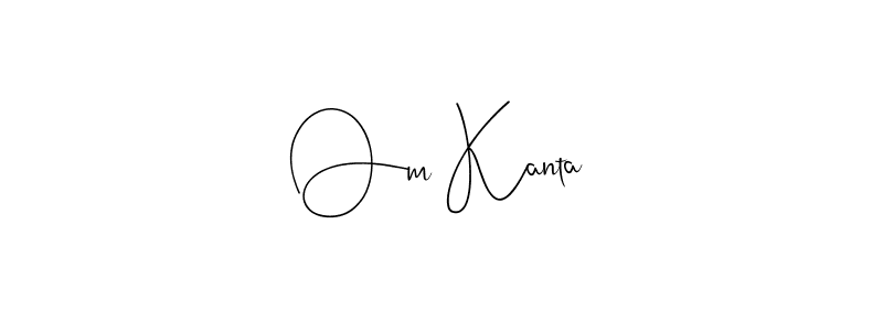 The best way (Andilay-7BmLP) to make a short signature is to pick only two or three words in your name. The name Om Kanta include a total of six letters. For converting this name. Om Kanta signature style 4 images and pictures png