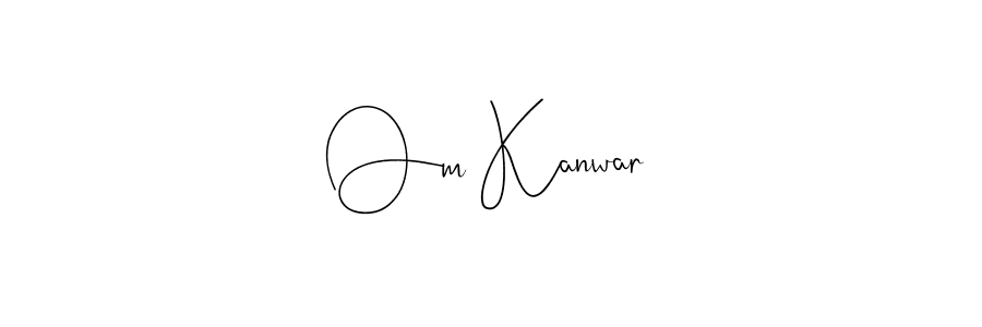 Also we have Om Kanwar name is the best signature style. Create professional handwritten signature collection using Andilay-7BmLP autograph style. Om Kanwar signature style 4 images and pictures png