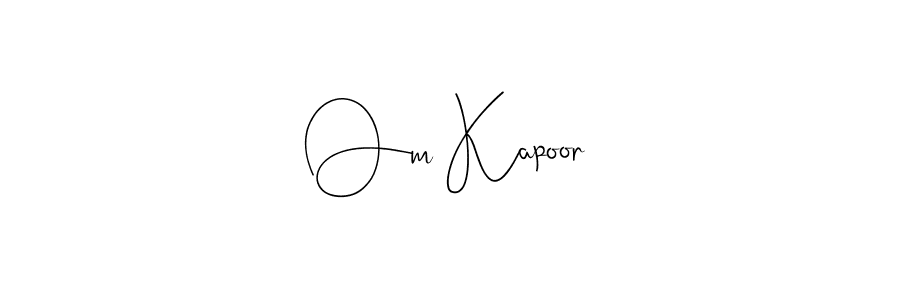 It looks lik you need a new signature style for name Om Kapoor. Design unique handwritten (Andilay-7BmLP) signature with our free signature maker in just a few clicks. Om Kapoor signature style 4 images and pictures png
