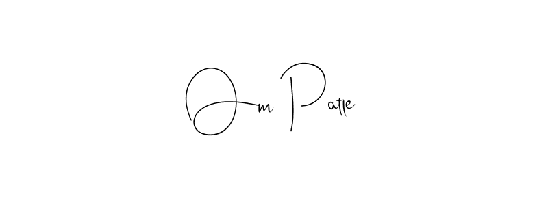 The best way (Andilay-7BmLP) to make a short signature is to pick only two or three words in your name. The name Om Patle include a total of six letters. For converting this name. Om Patle signature style 4 images and pictures png