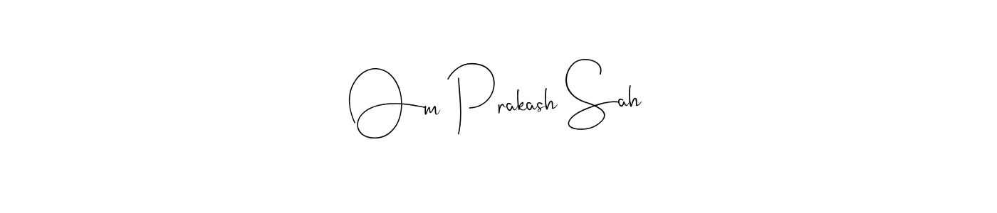 This is the best signature style for the Om Prakash Sah name. Also you like these signature font (Andilay-7BmLP). Mix name signature. Om Prakash Sah signature style 4 images and pictures png