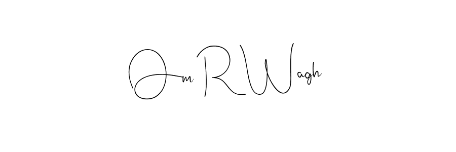 Use a signature maker to create a handwritten signature online. With this signature software, you can design (Andilay-7BmLP) your own signature for name Om R Wagh. Om R Wagh signature style 4 images and pictures png