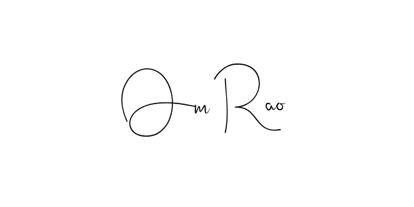 Use a signature maker to create a handwritten signature online. With this signature software, you can design (Andilay-7BmLP) your own signature for name Om Rao. Om Rao signature style 4 images and pictures png