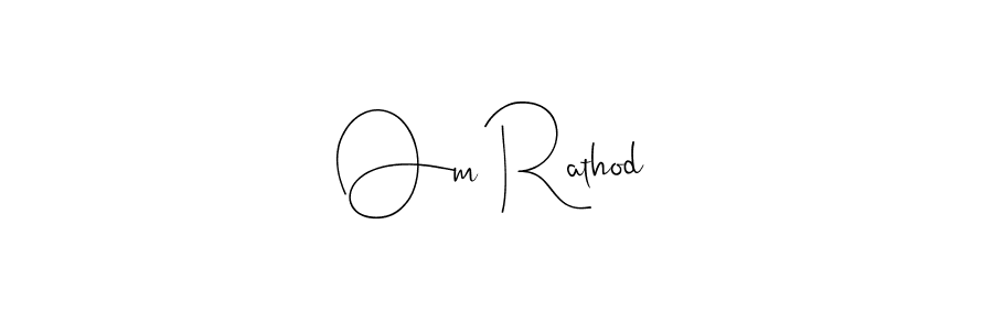 How to Draw Om Rathod signature style? Andilay-7BmLP is a latest design signature styles for name Om Rathod. Om Rathod signature style 4 images and pictures png