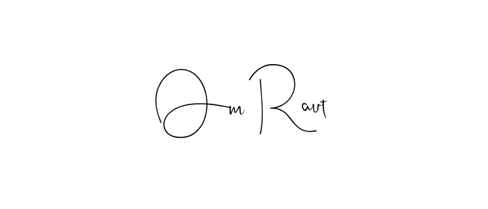 Make a beautiful signature design for name Om Raut. Use this online signature maker to create a handwritten signature for free. Om Raut signature style 4 images and pictures png