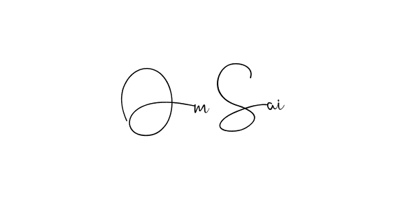 Once you've used our free online signature maker to create your best signature Andilay-7BmLP style, it's time to enjoy all of the benefits that Om Sai name signing documents. Om Sai signature style 4 images and pictures png