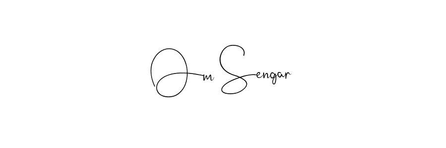 Make a beautiful signature design for name Om Sengar. Use this online signature maker to create a handwritten signature for free. Om Sengar signature style 4 images and pictures png