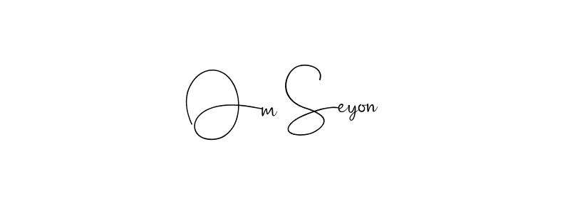 Make a beautiful signature design for name Om Seyon. Use this online signature maker to create a handwritten signature for free. Om Seyon signature style 4 images and pictures png