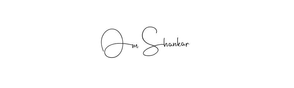 Make a beautiful signature design for name Om Shankar. With this signature (Andilay-7BmLP) style, you can create a handwritten signature for free. Om Shankar signature style 4 images and pictures png