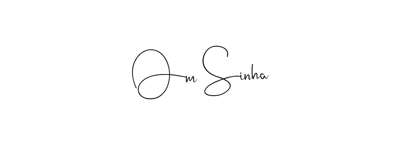 It looks lik you need a new signature style for name Om Sinha. Design unique handwritten (Andilay-7BmLP) signature with our free signature maker in just a few clicks. Om Sinha signature style 4 images and pictures png