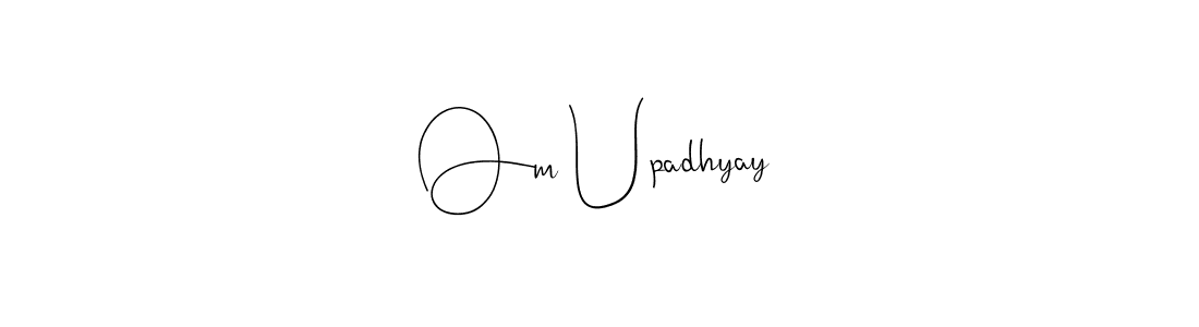 Use a signature maker to create a handwritten signature online. With this signature software, you can design (Andilay-7BmLP) your own signature for name Om Upadhyay. Om Upadhyay signature style 4 images and pictures png