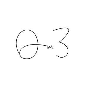 Also You can easily find your signature by using the search form. We will create Om3 name handwritten signature images for you free of cost using Andilay-7BmLP sign style. Om3 signature style 4 images and pictures png