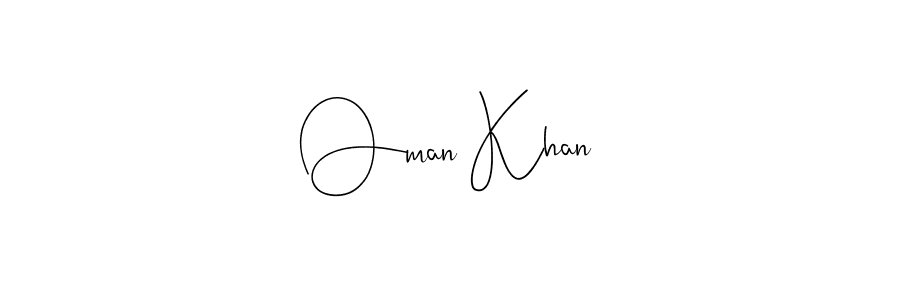 Andilay-7BmLP is a professional signature style that is perfect for those who want to add a touch of class to their signature. It is also a great choice for those who want to make their signature more unique. Get Oman Khan name to fancy signature for free. Oman Khan signature style 4 images and pictures png