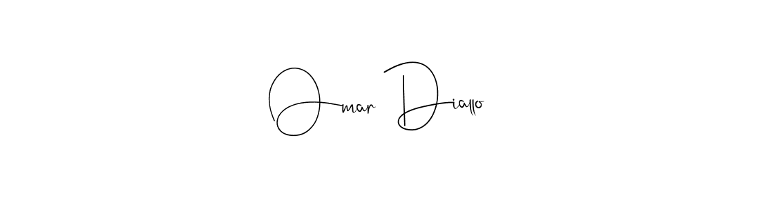 Design your own signature with our free online signature maker. With this signature software, you can create a handwritten (Andilay-7BmLP) signature for name Omar Diallo. Omar Diallo signature style 4 images and pictures png