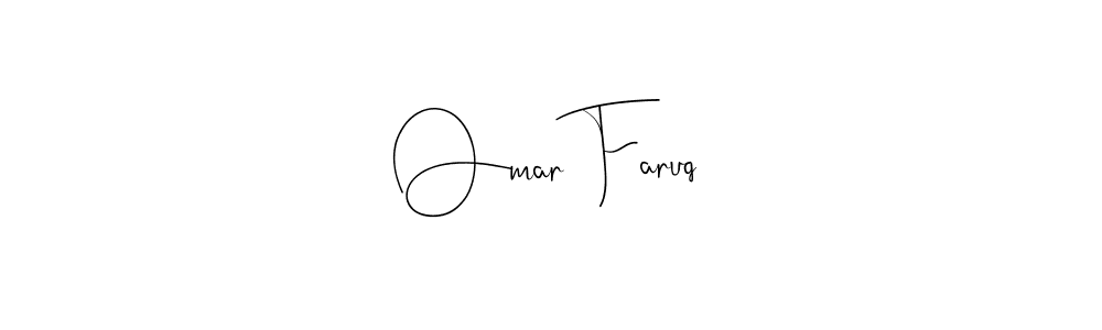 You should practise on your own different ways (Andilay-7BmLP) to write your name (Omar Faruq) in signature. don't let someone else do it for you. Omar Faruq signature style 4 images and pictures png