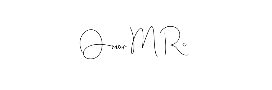 How to Draw Omar M Rc signature style? Andilay-7BmLP is a latest design signature styles for name Omar M Rc. Omar M Rc signature style 4 images and pictures png