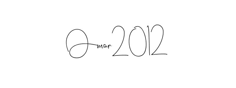 Andilay-7BmLP is a professional signature style that is perfect for those who want to add a touch of class to their signature. It is also a great choice for those who want to make their signature more unique. Get Omar2012 name to fancy signature for free. Omar2012 signature style 4 images and pictures png