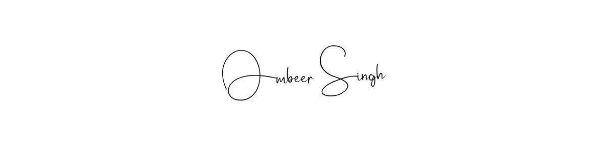 Use a signature maker to create a handwritten signature online. With this signature software, you can design (Andilay-7BmLP) your own signature for name Ombeer Singh. Ombeer Singh signature style 4 images and pictures png