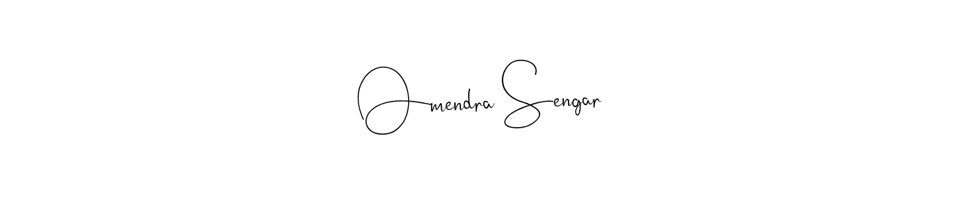 Also You can easily find your signature by using the search form. We will create Omendra Sengar name handwritten signature images for you free of cost using Andilay-7BmLP sign style. Omendra Sengar signature style 4 images and pictures png