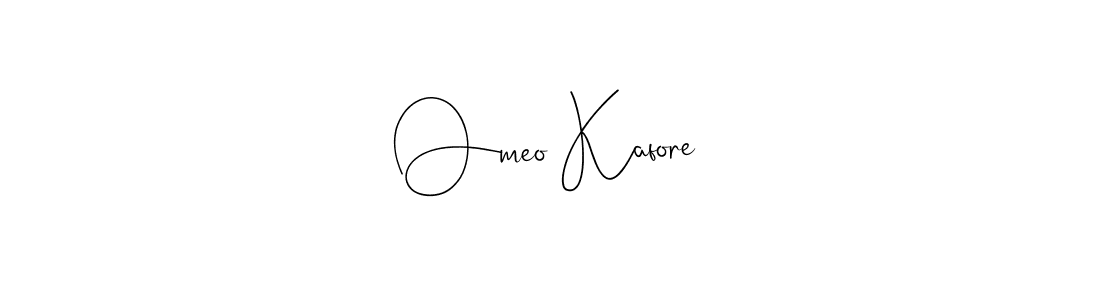 You should practise on your own different ways (Andilay-7BmLP) to write your name (Omeo Kafore) in signature. don't let someone else do it for you. Omeo Kafore signature style 4 images and pictures png